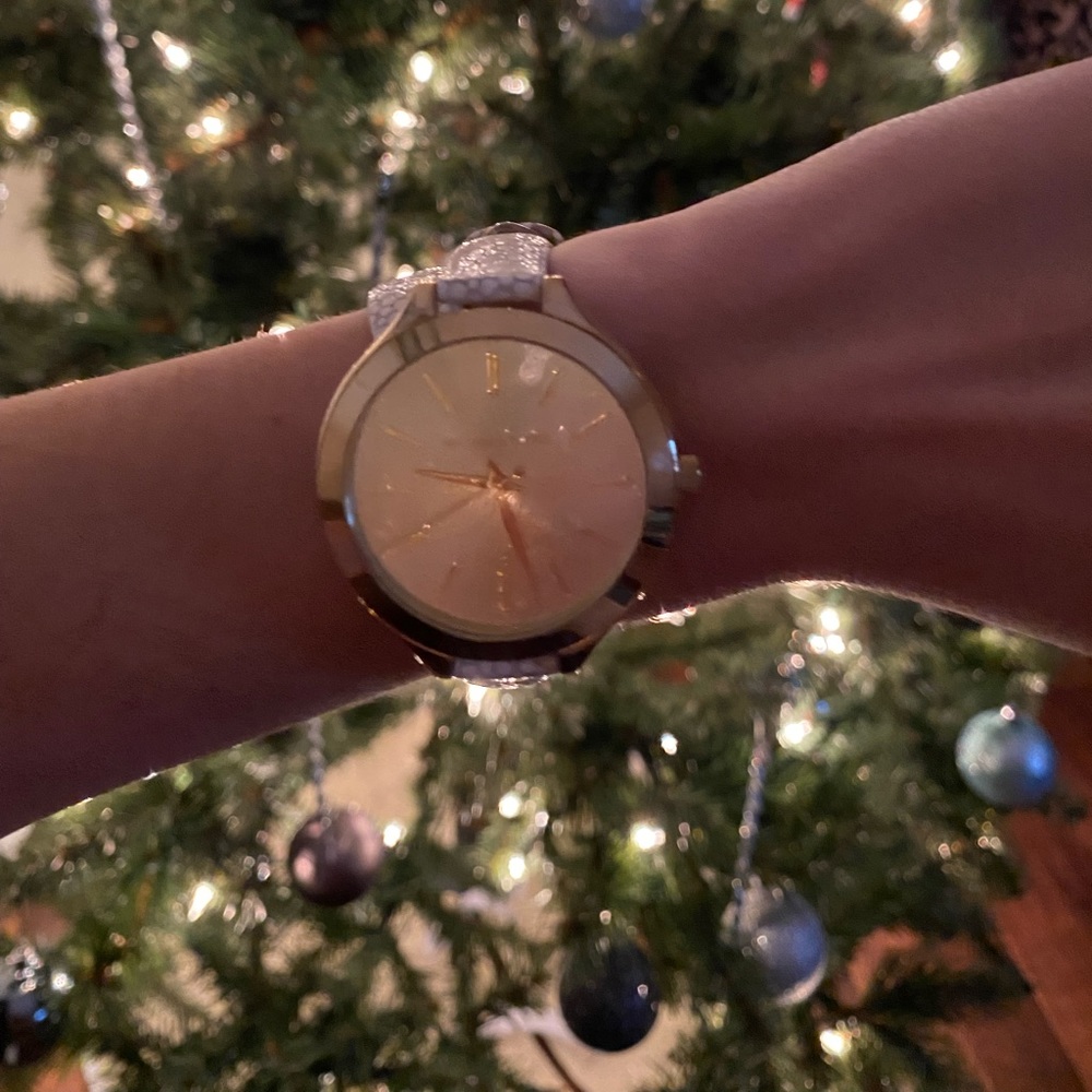 MICHAEL KORS double leather wrap band watch ✨